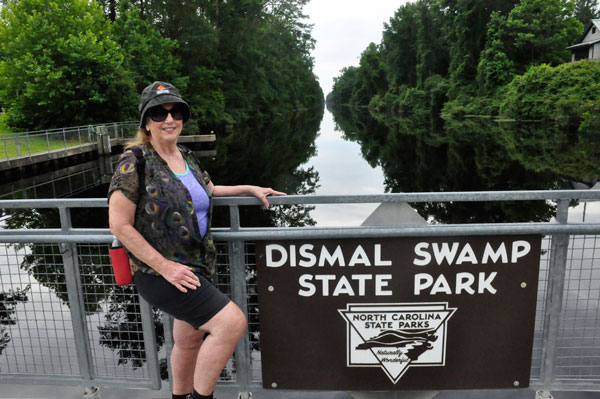 Karen Duquette at Dismal Swamp State Park